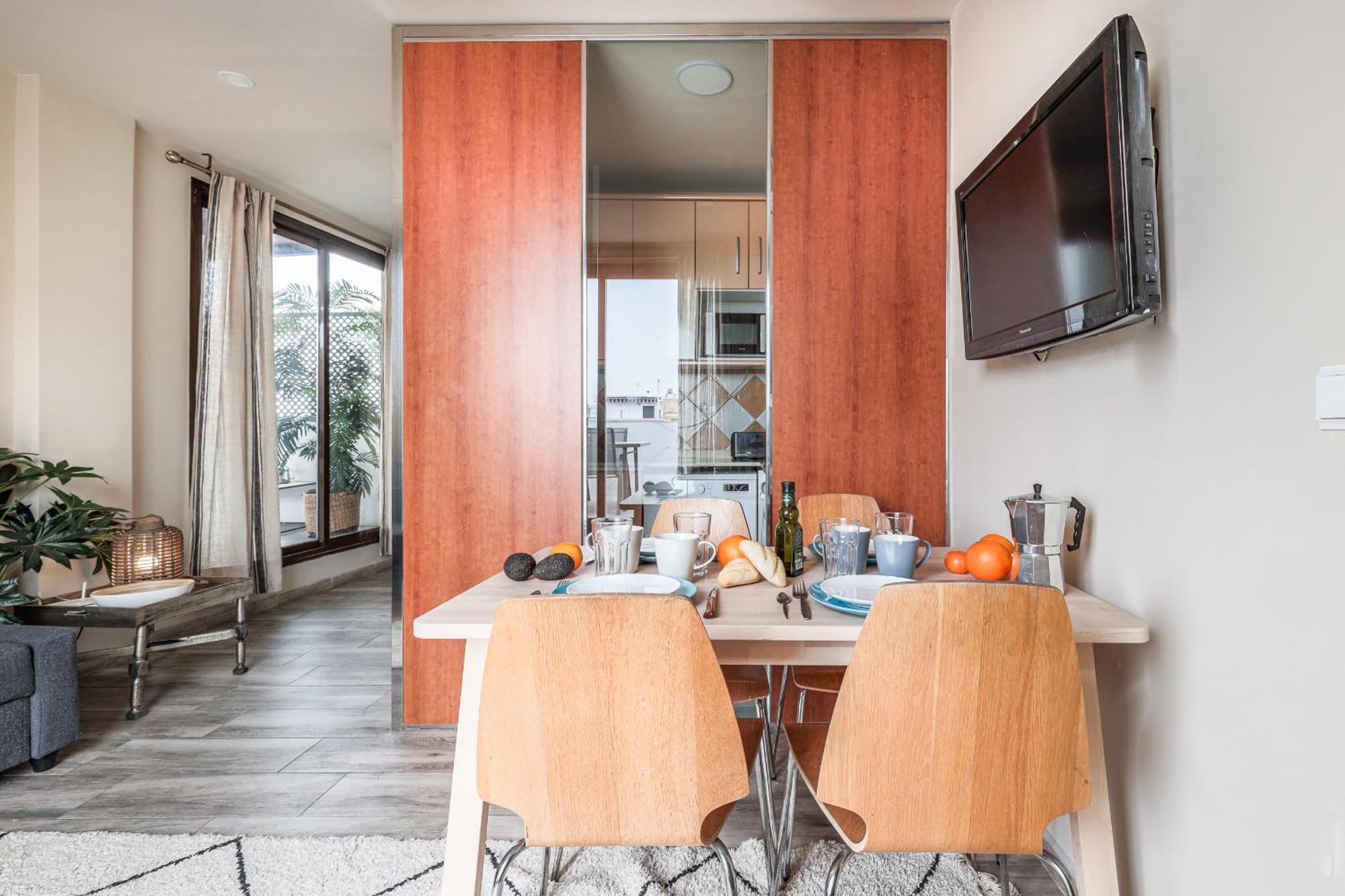Fantastico Atico 2 Hab Y Gran Terraza Privada Apartment Seville Ngoại thất bức ảnh
